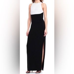 Lauren by Ralph Lauren size 14 White and Black Dress